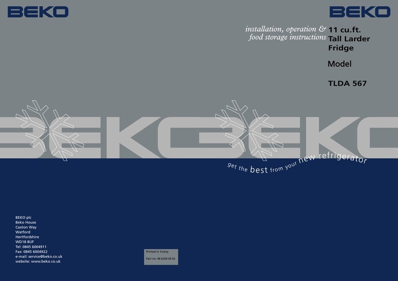 Beko TLDA 567 Owner's manual