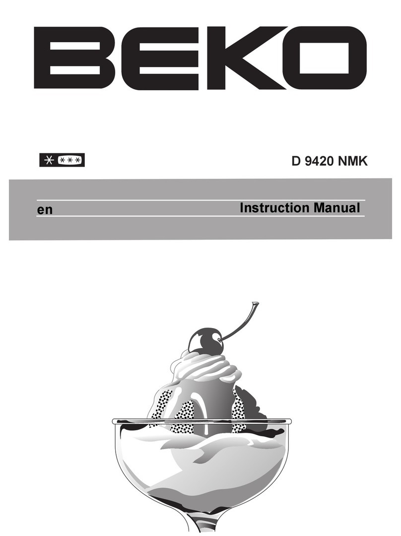 Beko D 9420 NMK User manual Beko D 9420 NMK User manual