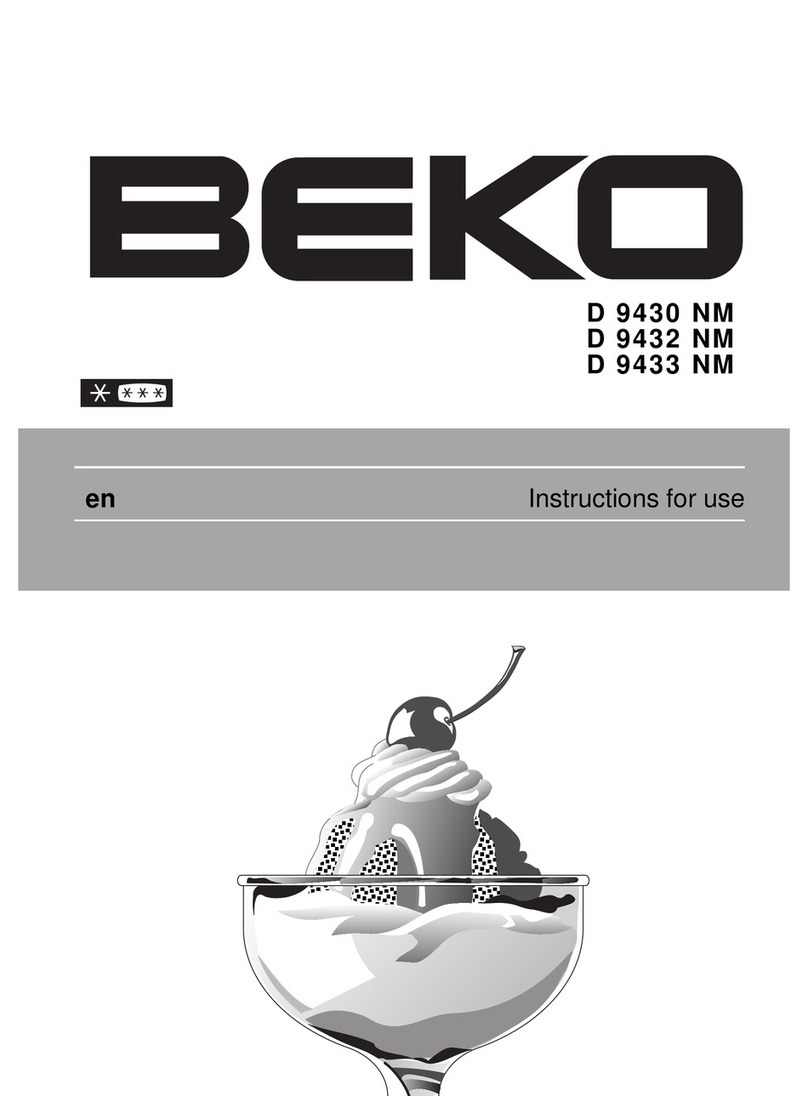 Beko D 9432 NM User manual