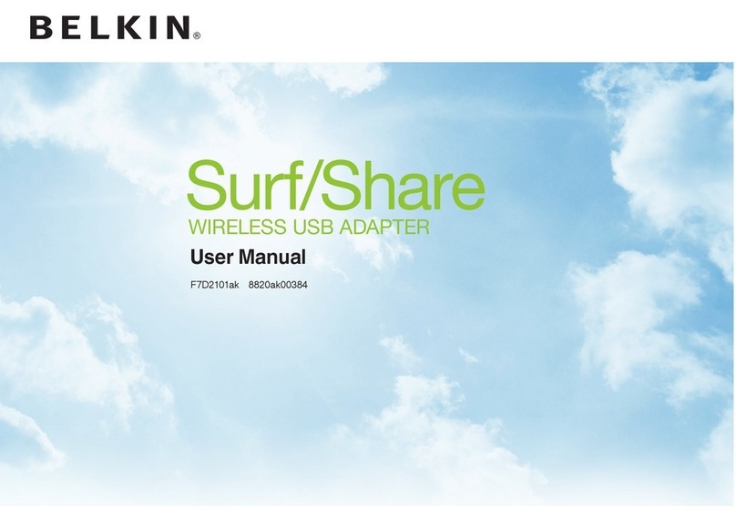 Belkin F7D2101AK 8820AK00384 User manual