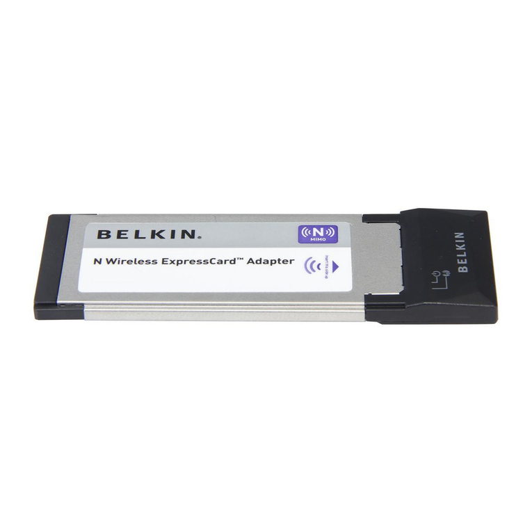 Belkin F5D8073 User manual