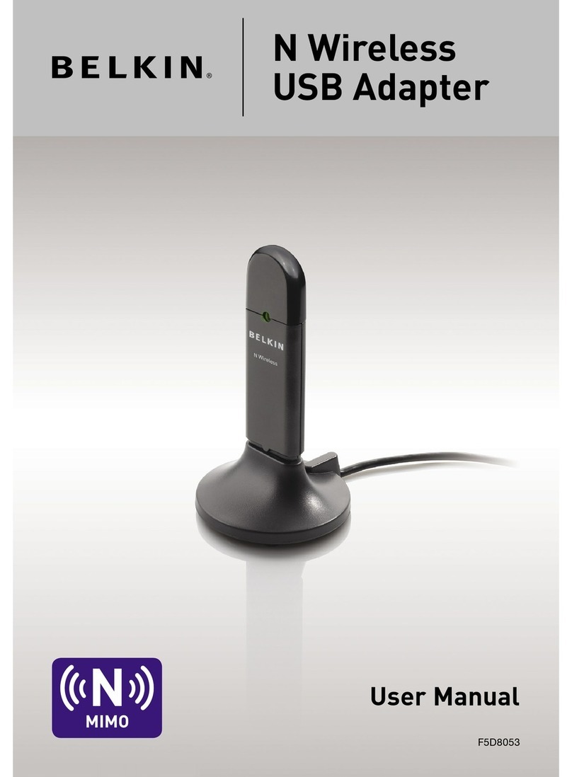 Belkin F5D8053 User manual