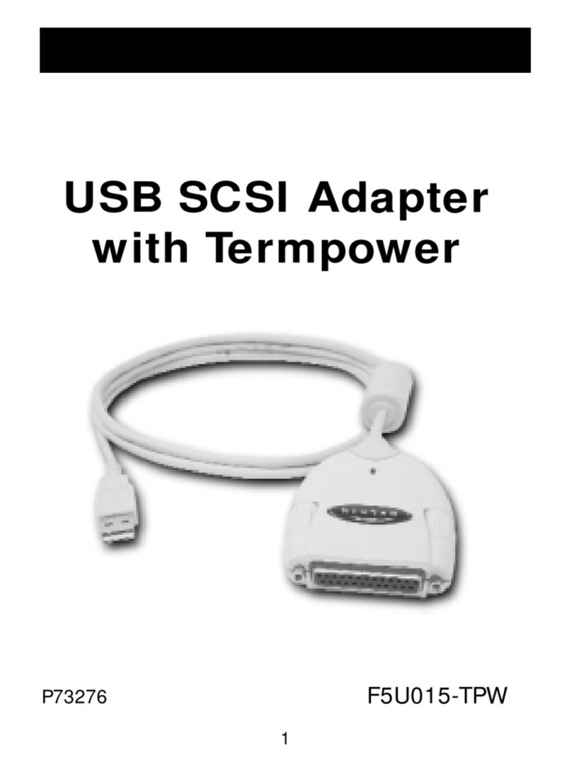 Belkin F5U015-TPW User manual