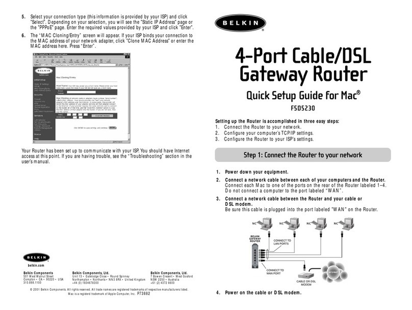 Belkin F5D5230 User manual