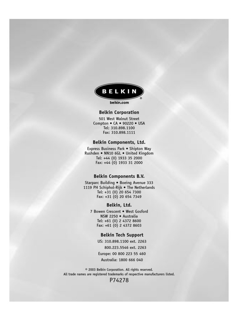 Belkin ErgoFit P74278 user manual