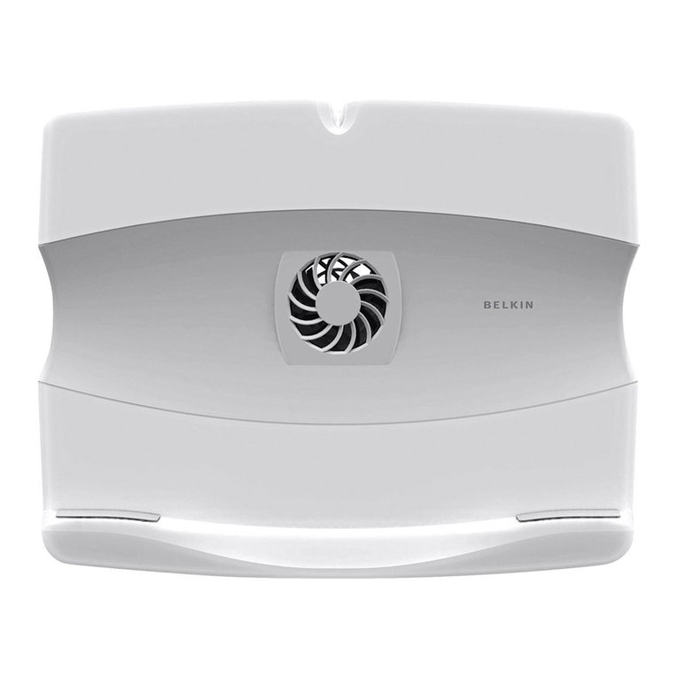 Belkin Laptop Cooling Lounge F5L028 Quick installation guide