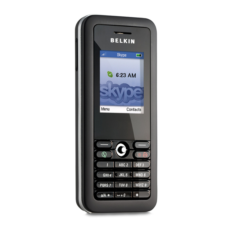 Belkin F1PP000GN-SK - Wi-Fi Phone For Skype Wireless... user manual