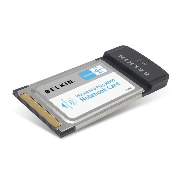 Belkin F5D9010 User manual Belkin F5D9010 User manual