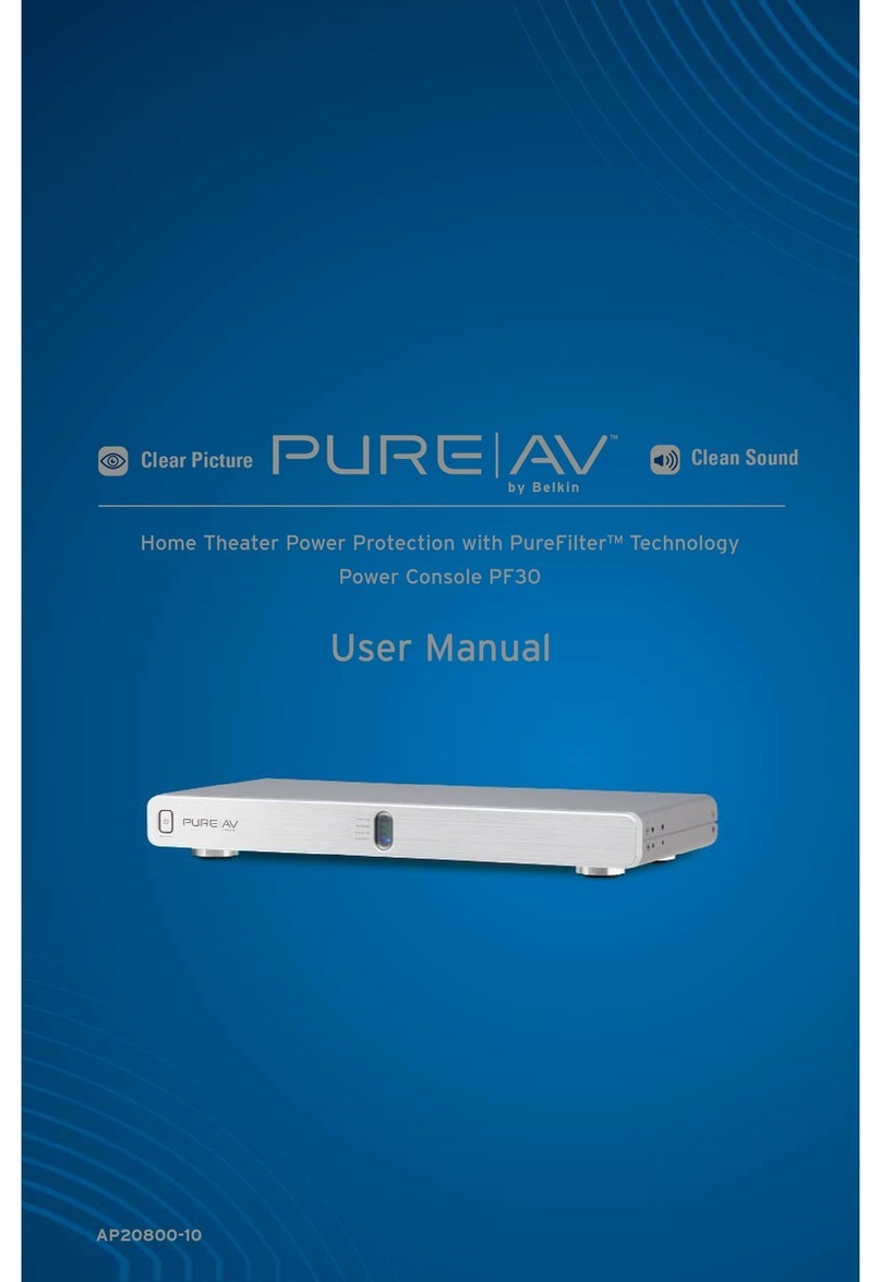 Belkin PureAV PF30 user manual