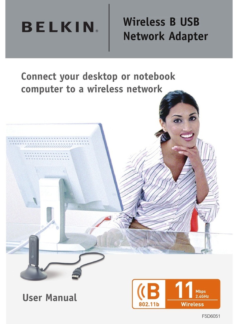 Belkin F5D6051 User manual