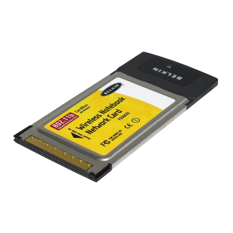 Belkin F5D6020 User manual