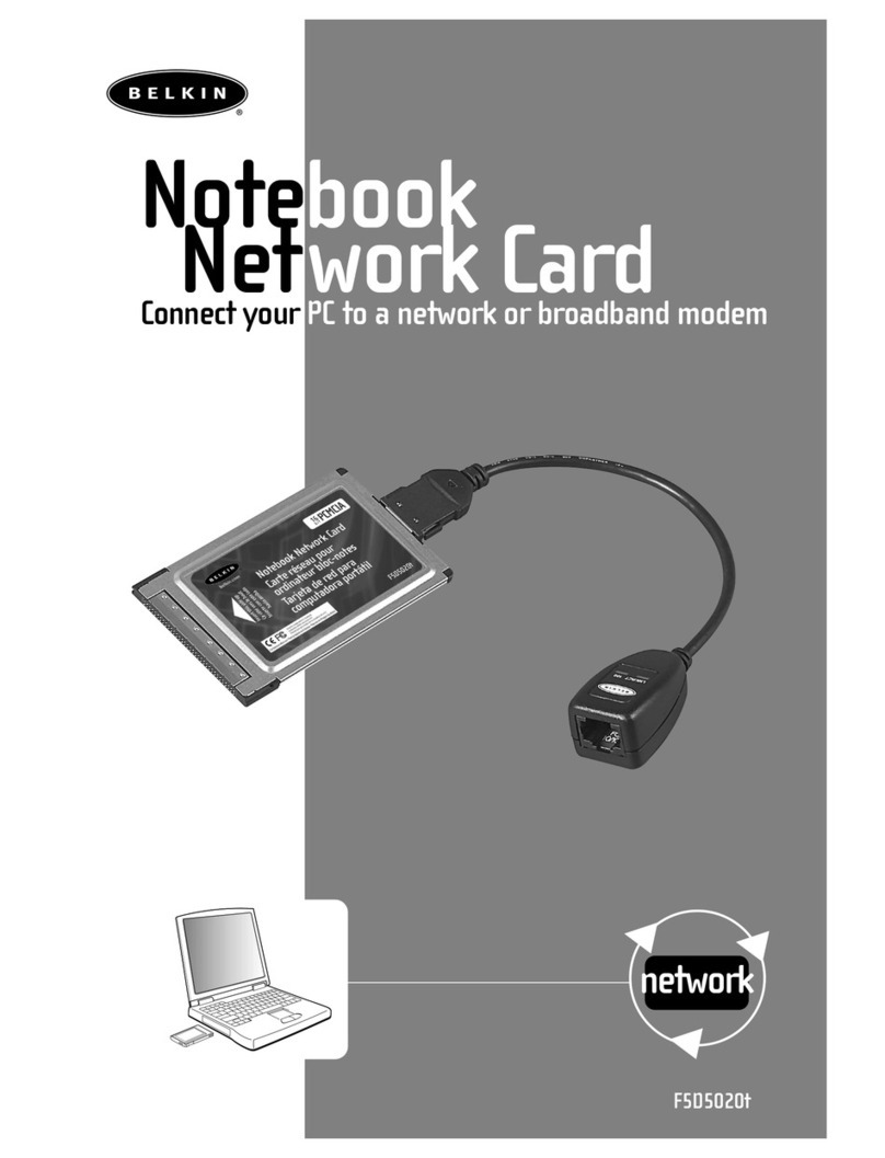 Belkin F5D5020T User manual