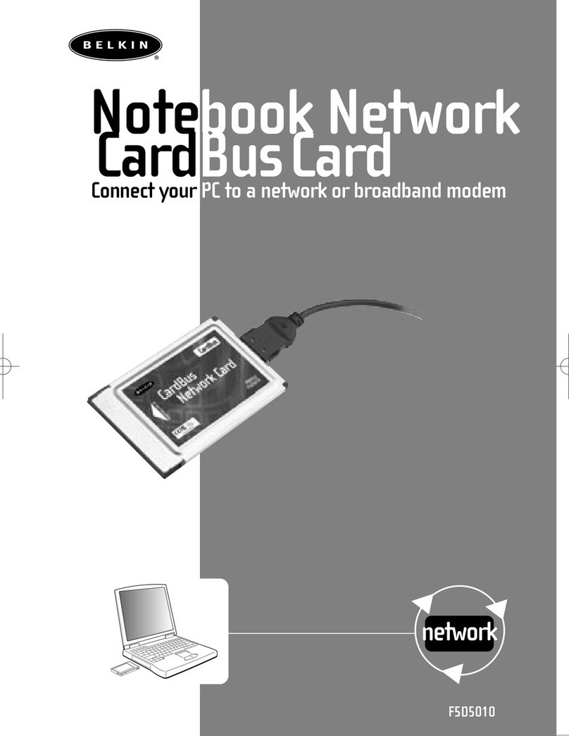 Belkin F5D5010 User manual