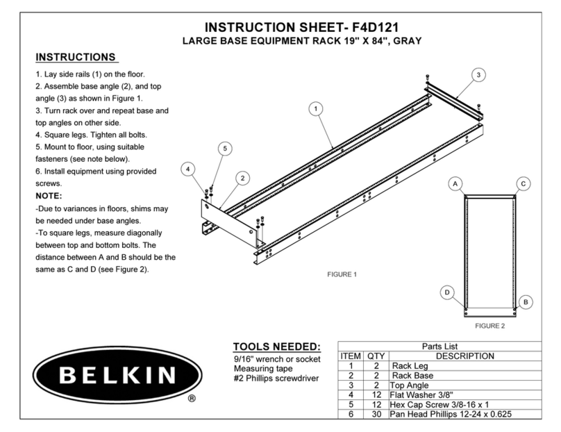 Belkin F4D121 instruction sheet