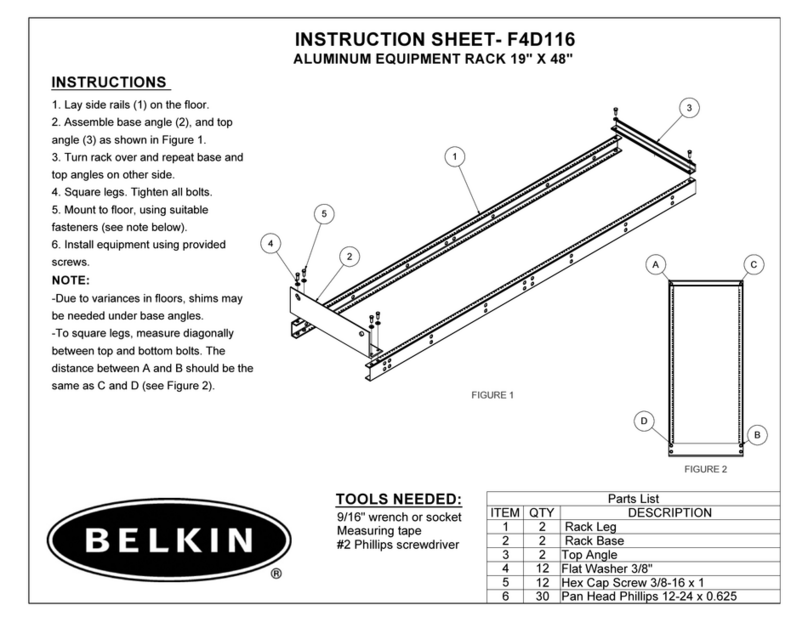 Belkin F4D116 instruction sheet