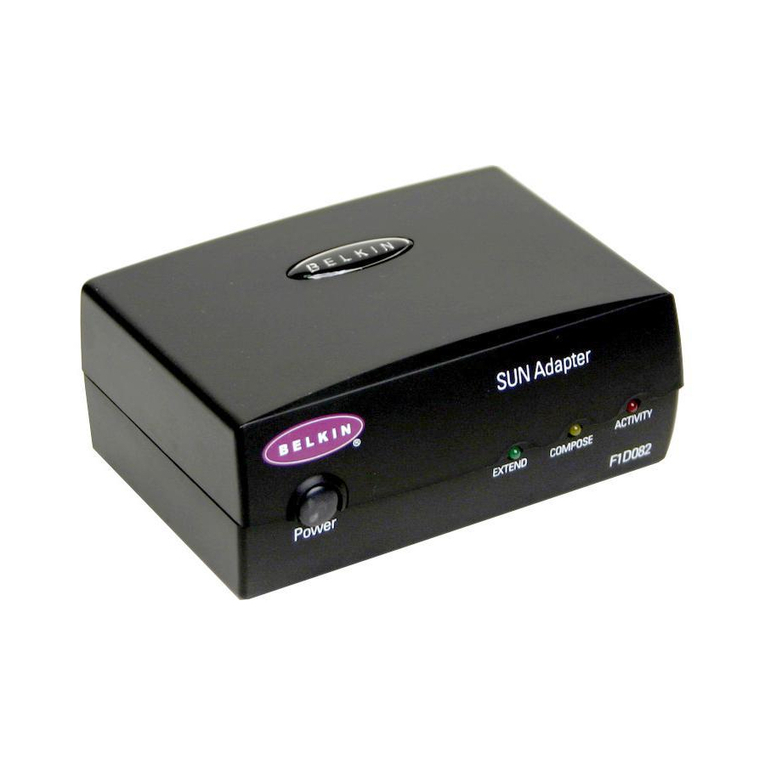 Belkin F1D082 User manual