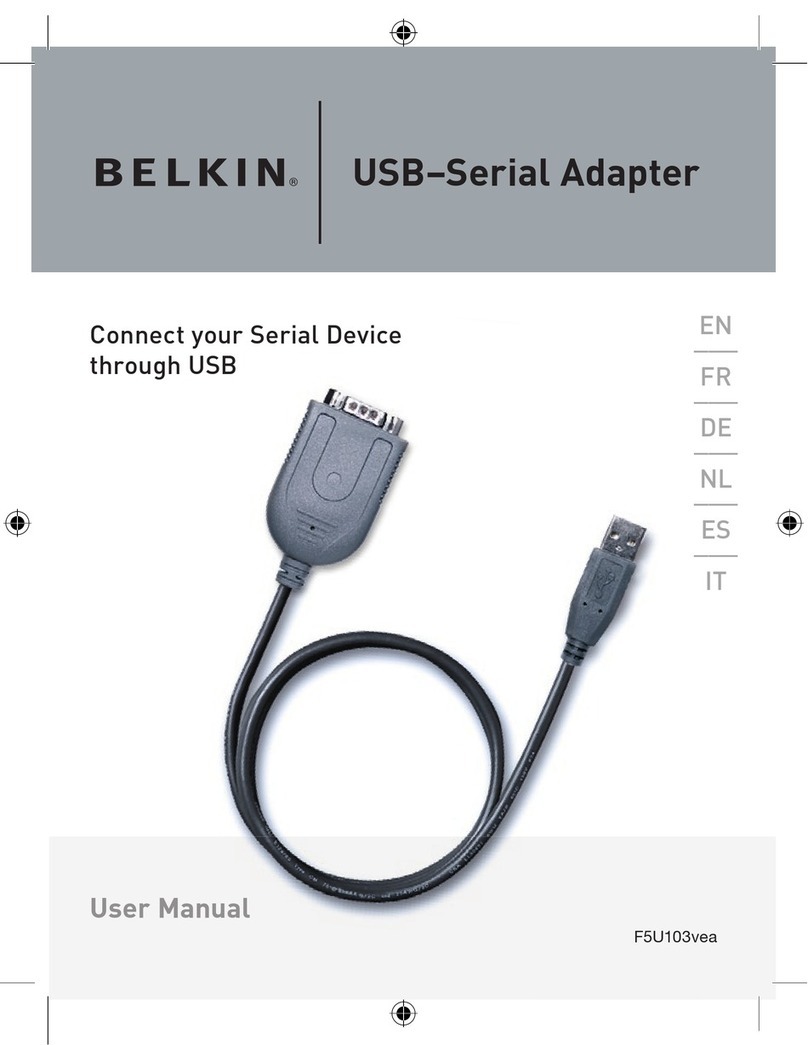 Belkin F5U103VEA user manual