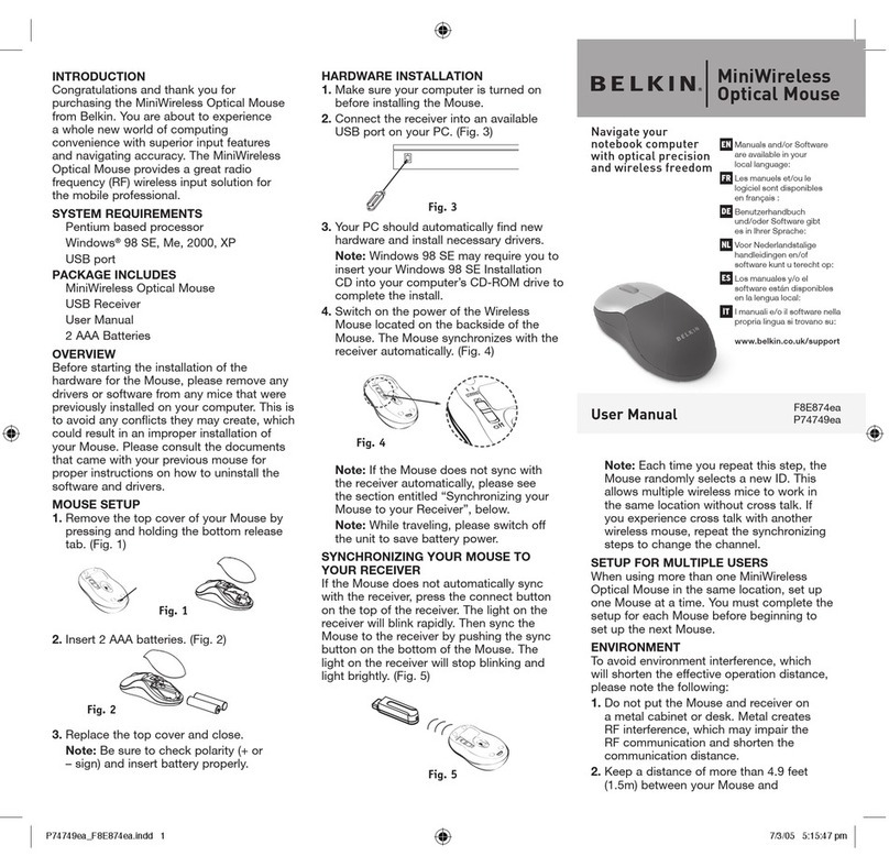 Belkin F8E874EA user manual