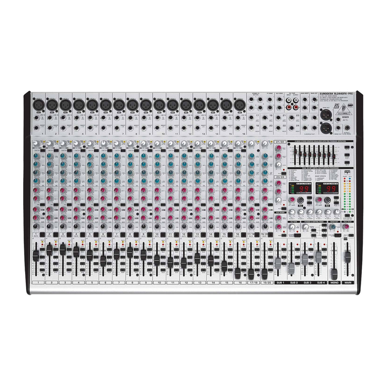 Behringer Eurodesk SL2442FX-Pro user manual