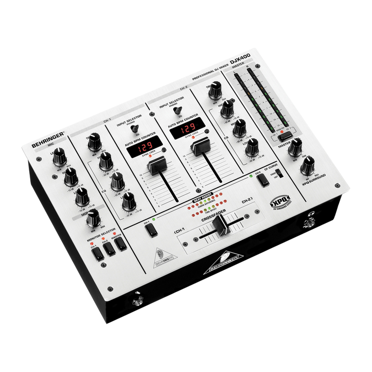 Behringer DJX400 User manual