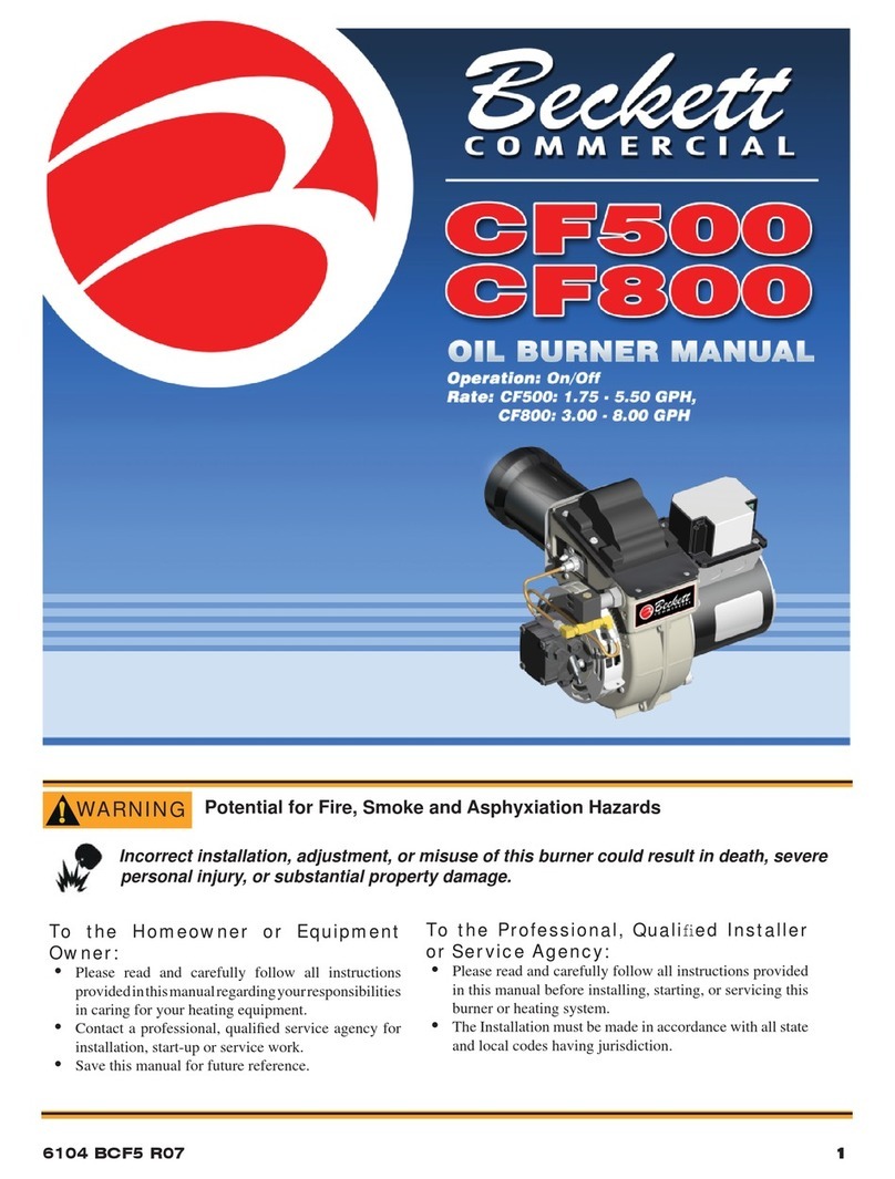 Beckett 800 instruction manual Beckett 800 instruction manual