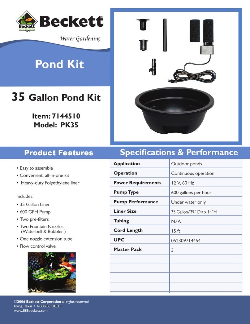 Beckett PK35 Product features