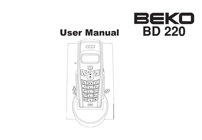 Beko BD 220 user manual