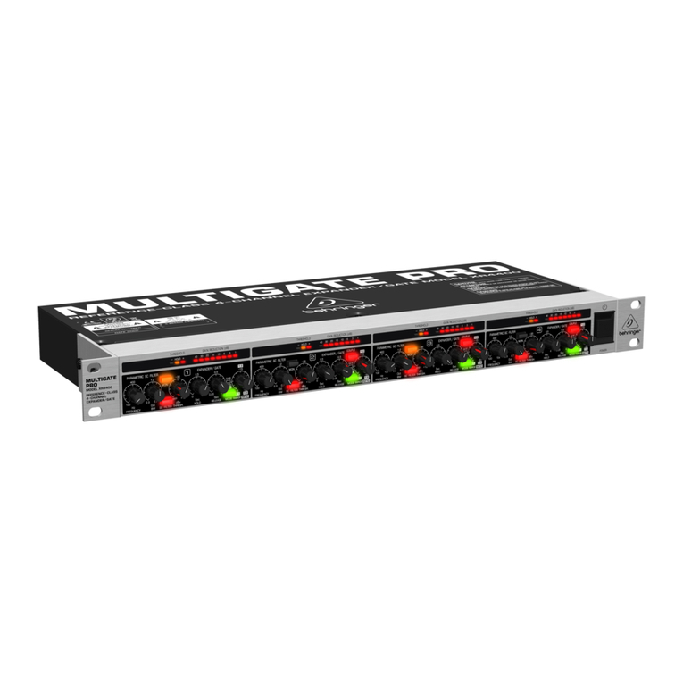 Behringer MULTIGATE PRO XR4400 user manual