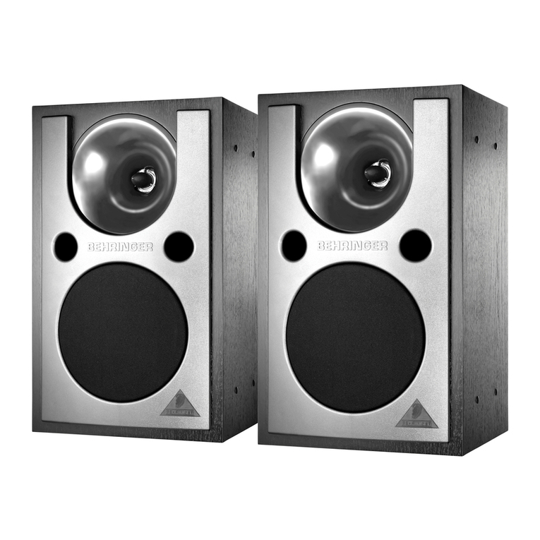 Behringer Business Environment Speakers CE1000P Configuration guide