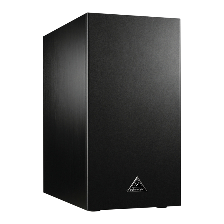 Behringer TRUTHB2092A user manual
