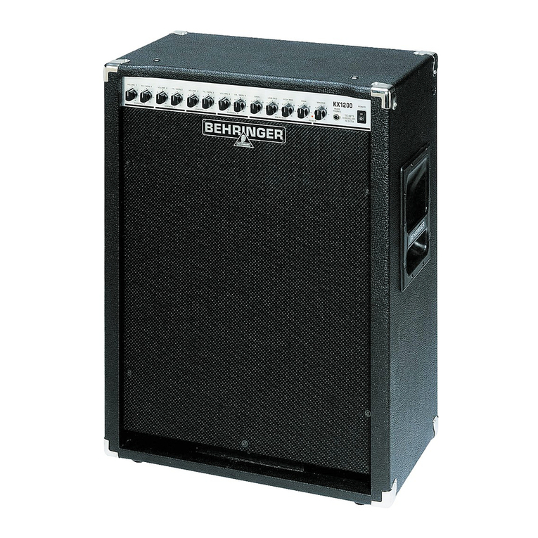 Behringer KX1200 User manual