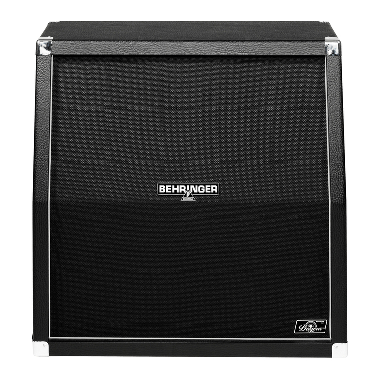 Behringer Ultrastack BG412V User manual