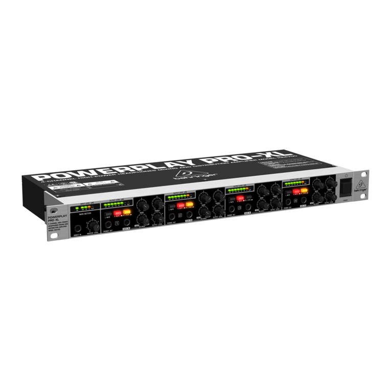 Behringer AUTOCOM PRO-XL MDX1600 user manual