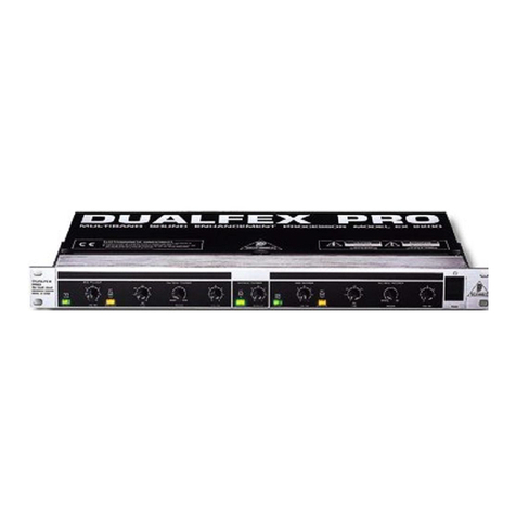 Behringer DUALFEX EX2200 user manual
