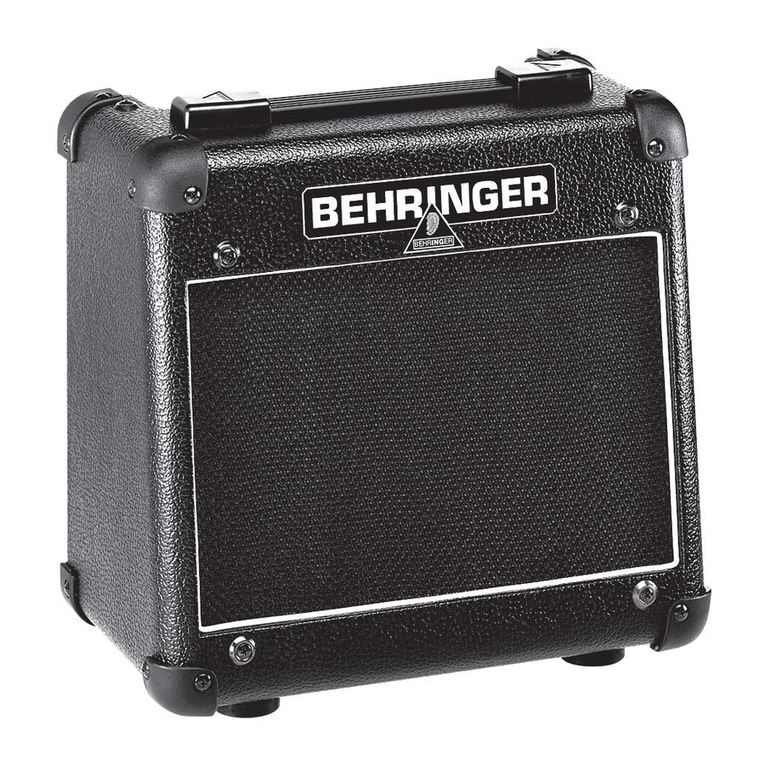 Behringer Vintager AC108 User manual