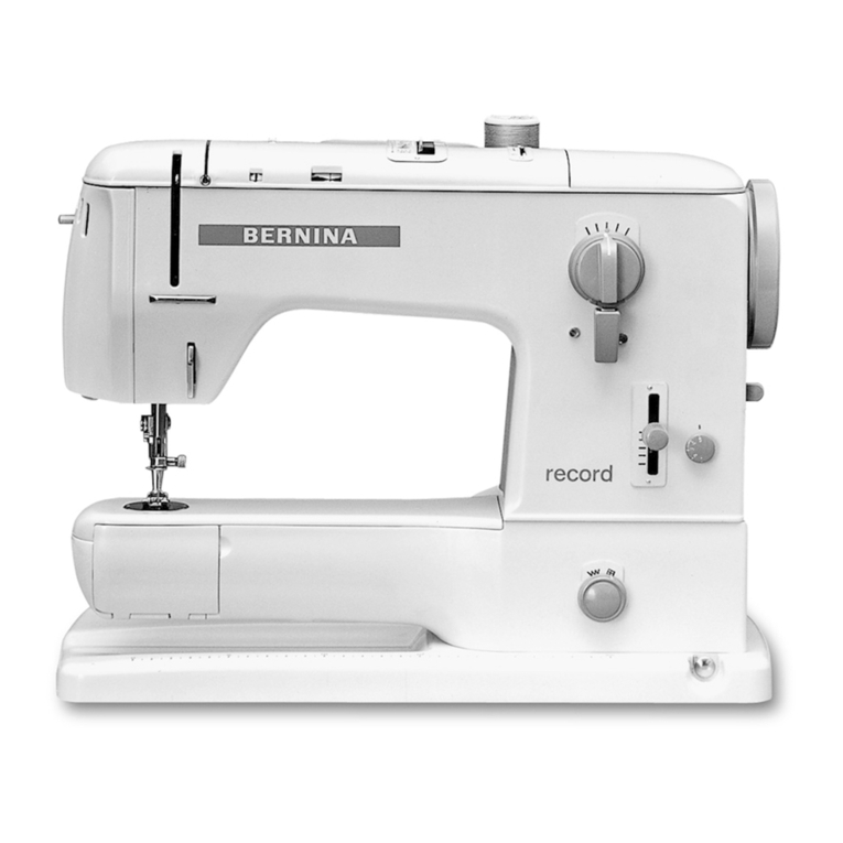 Bernina 730 record Instruction book
