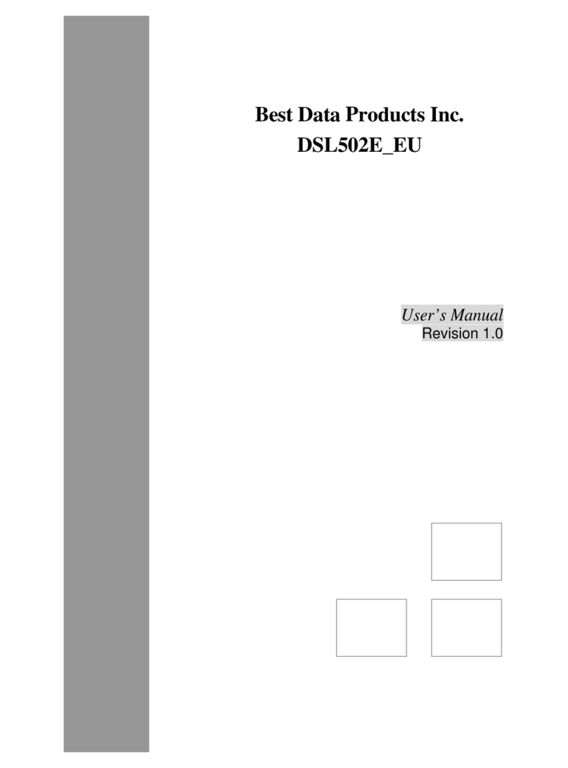Best Data Products DSL502E_EU user guide