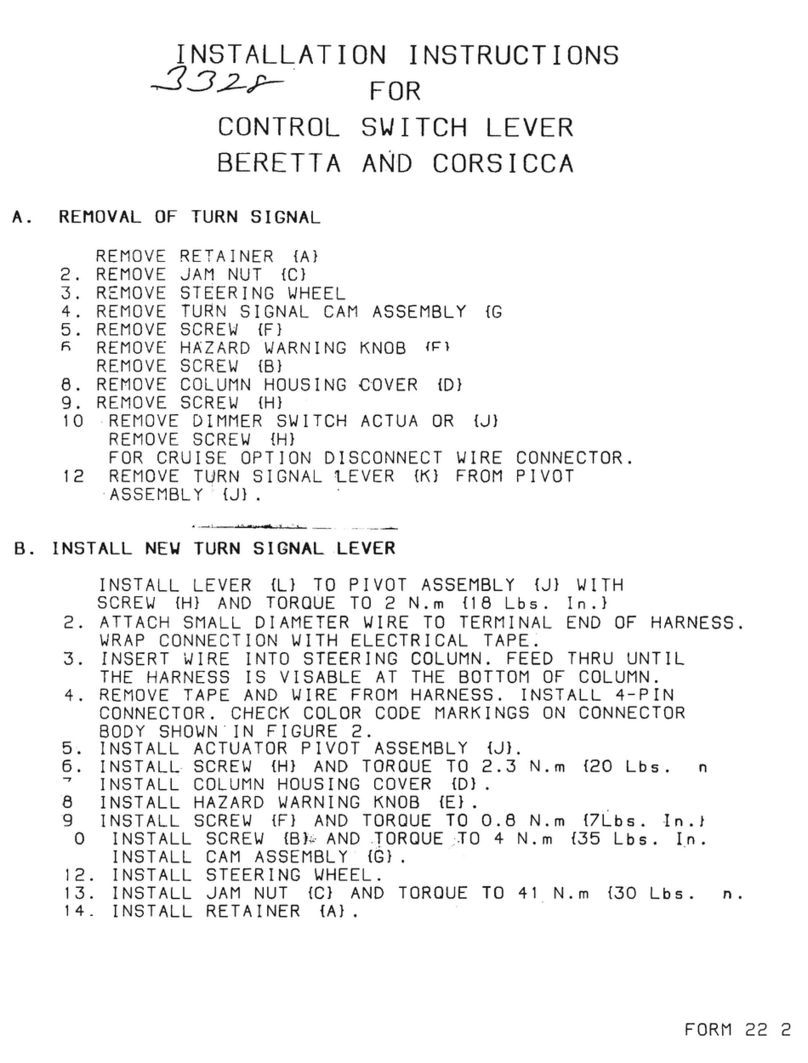 Beretta Switch user manual