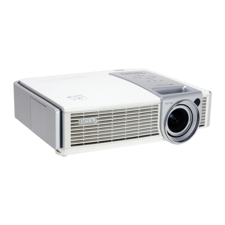 BenQ PE7700 - DLP Projector - HD 720p User manual