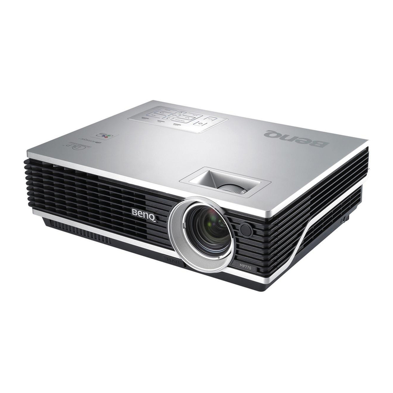BenQ Mainstream MP770 User manual BenQ Mainstream MP770 User manual