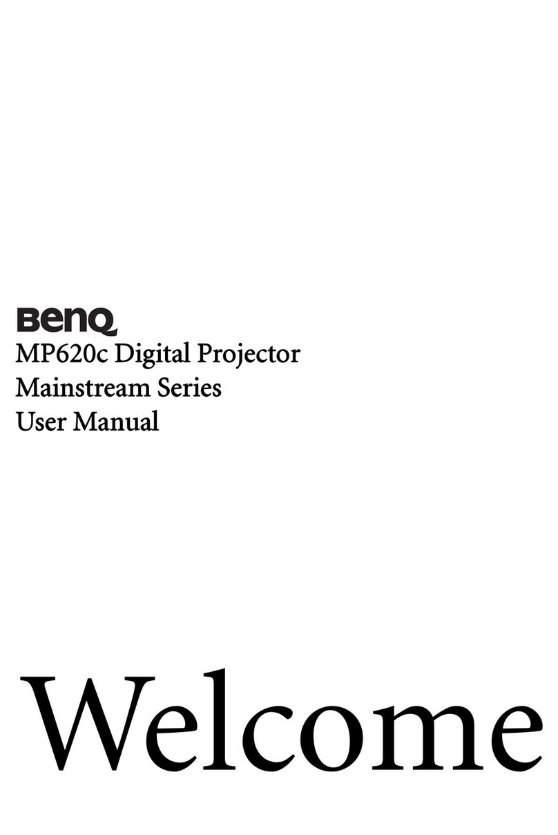 BenQ MP620c Series User manual