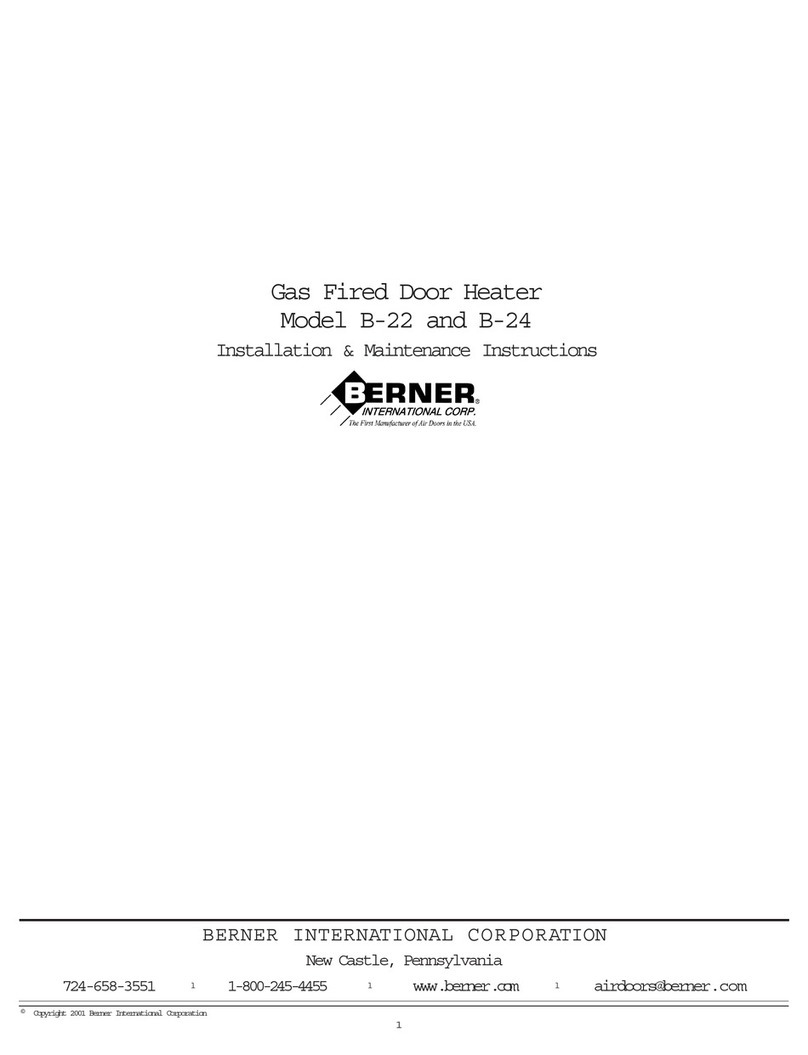 Berner B-22 User manual