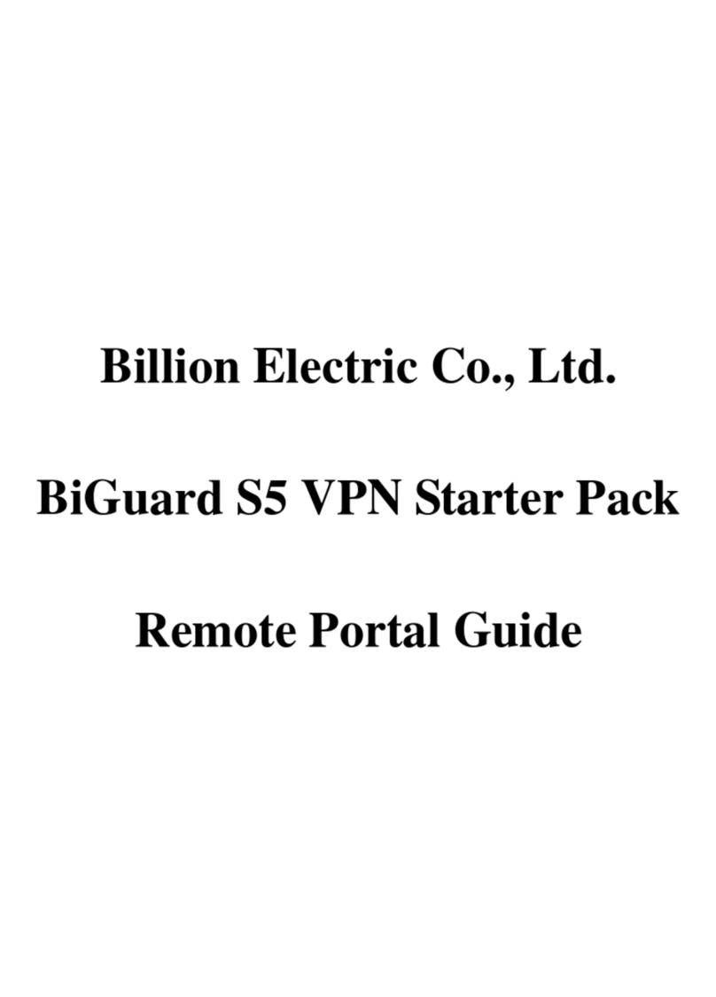 Billion BiGuard S5 Remote Portal Guide