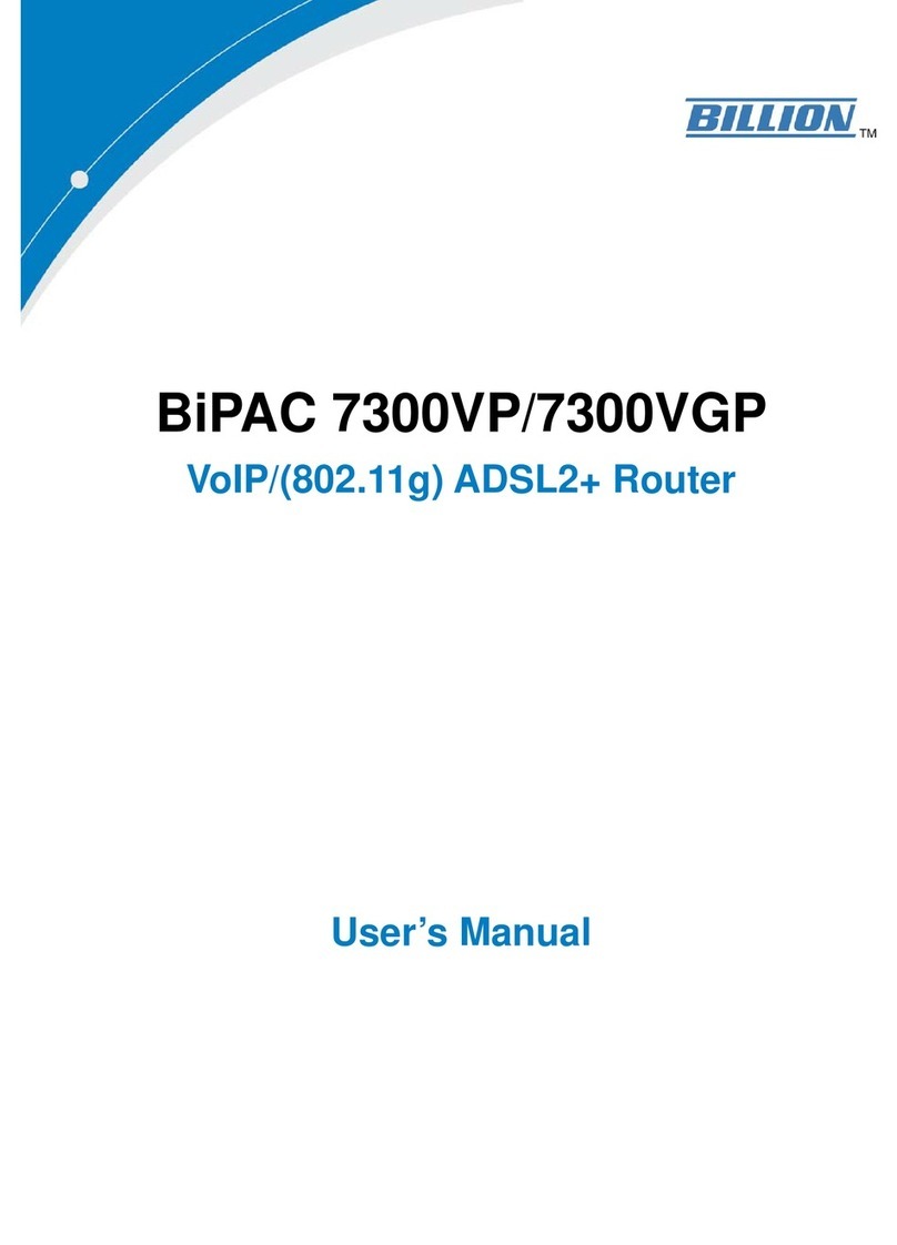 Billion BiPAC 7300VGP user manual