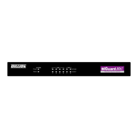 Billion BiGuard 50G User manual