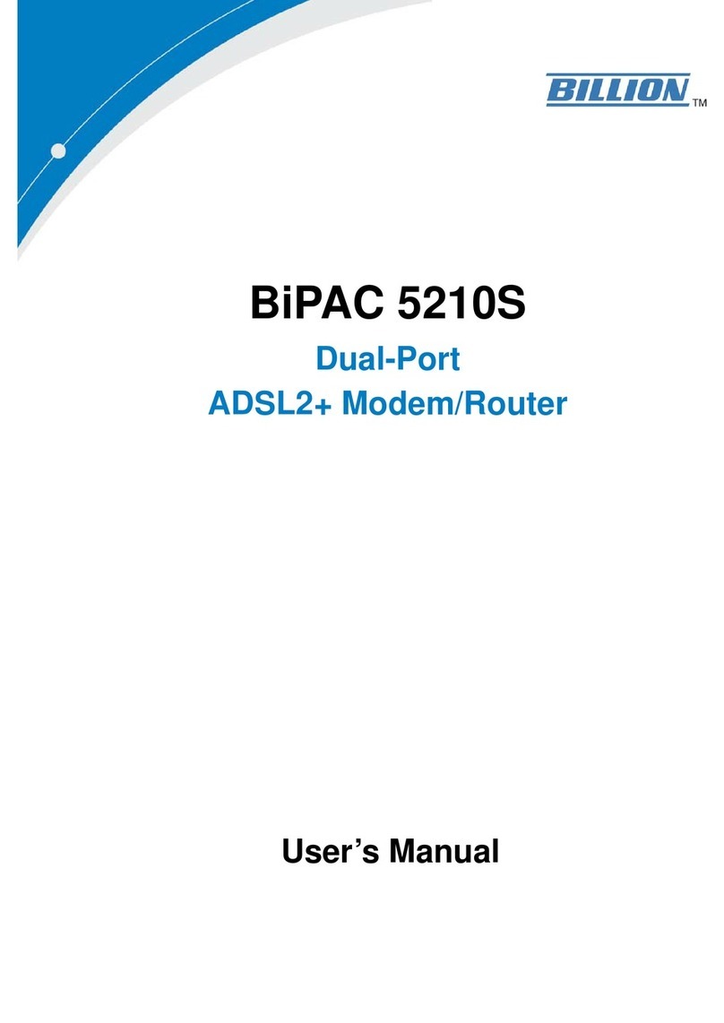 Billion BiPAC 5210S User manual