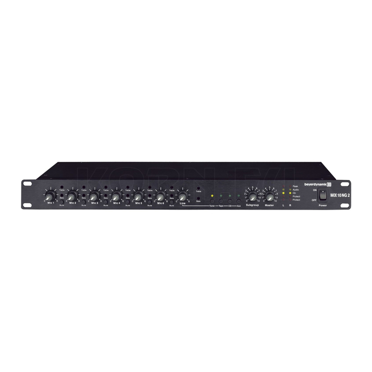 Beyerdynamic MIX 10 NG2 User manual