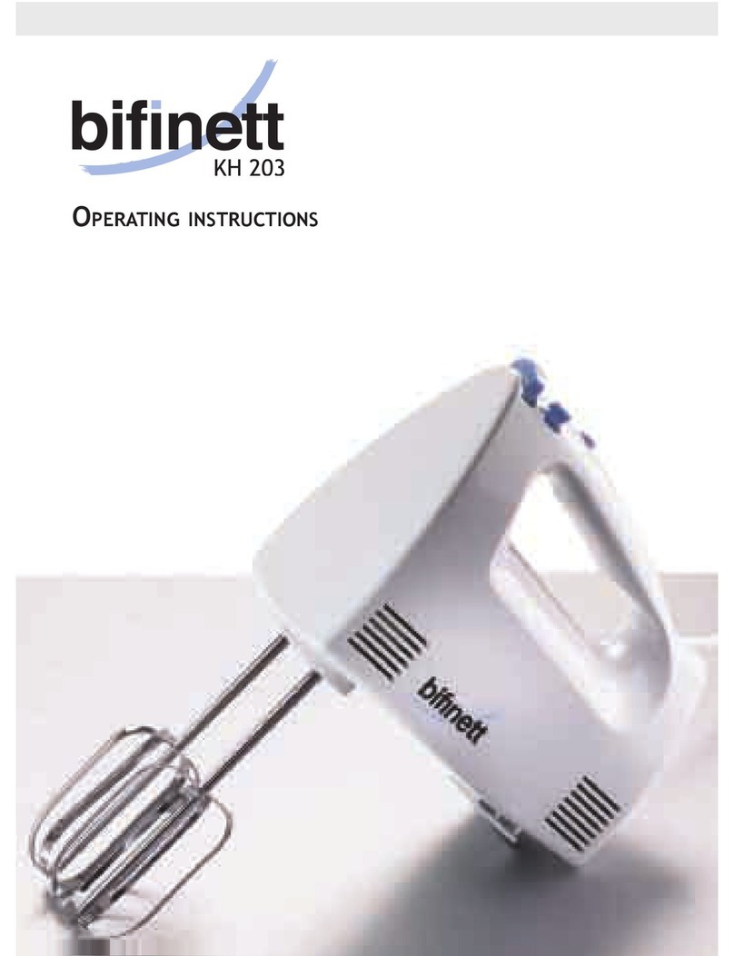 Bifinett KH 203 operating instructions