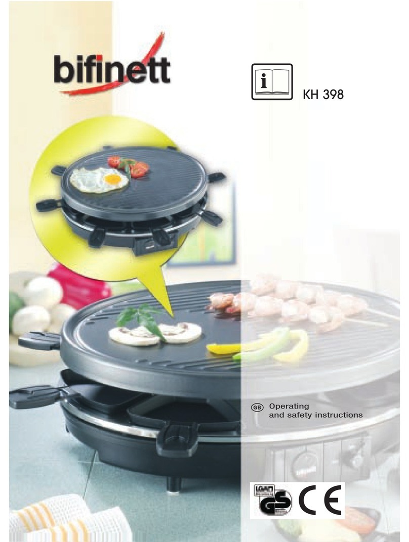 Bifinett KH 398 Operating and safety instructions