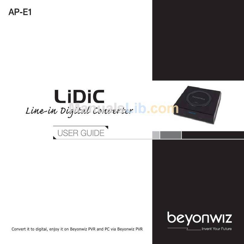 Beyonwiz LIDIC AP-E1 user manual